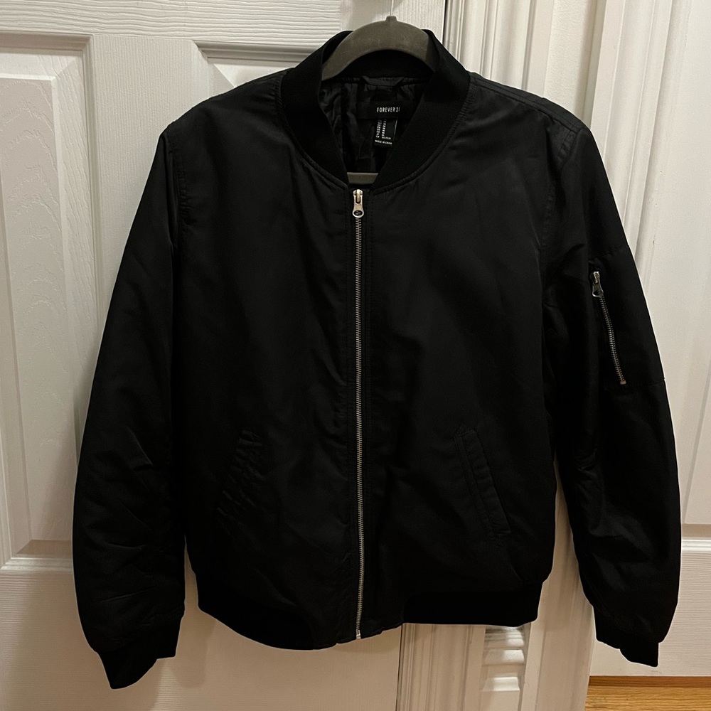 Black Bomber Jacket